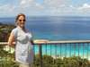 Liesel van Zyl - admiring the gorgeous turquoise waters of the Seychelles